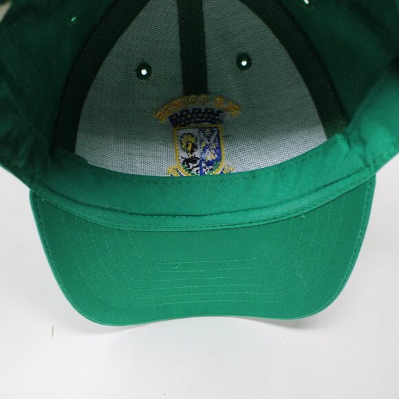 St. Andrews Old Course Hat Mens Snapback Green Cotton International Insignia Cap - Picture 12 of 13